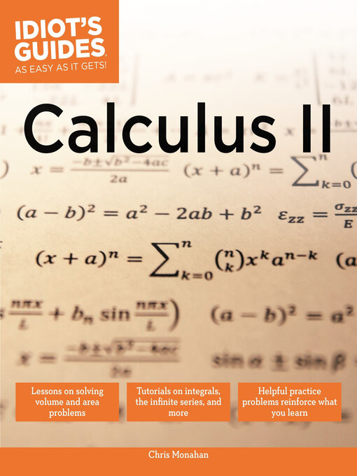 Title details for Idiot's Guides - Calculus II by Chris Monahan - Wait list